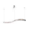 Lampe suspendue SAPHIR LED 18W 3000K - chrome / cristal