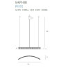 Lampe suspendue SAPHIR LED 13W 3000K - chrome / cristal