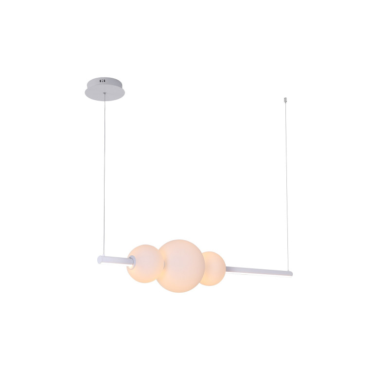 Lampe Design suspendue SANDRA 3 LED 48W 3000K DIM - blanc