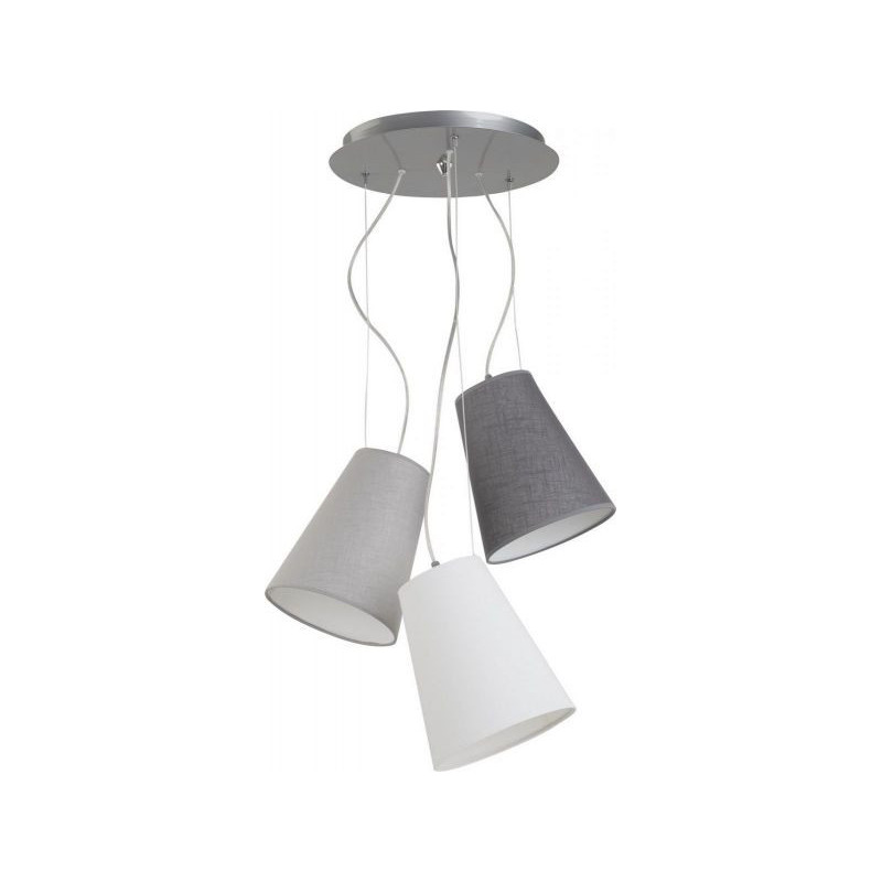 Suspension luminaire design RETTO C III 3xE27 - multicolore