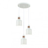 Suspension luminaire RESTENZA 3 E27 - blanc