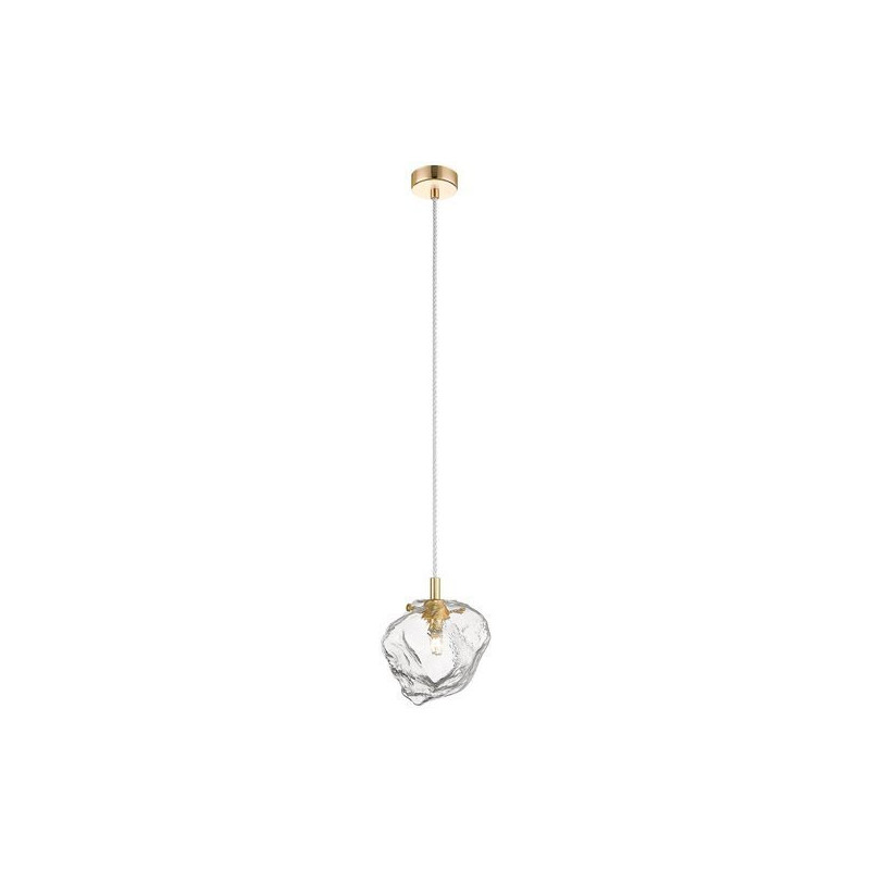 Lampe suspendue ROCK G9 - or / transparent Cristal