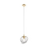 Lampe suspendue ROCK G9 - or / transparent Cristal