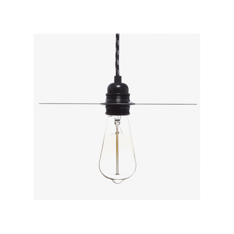 Suspension industrielle ROCK Loft E27 - noir