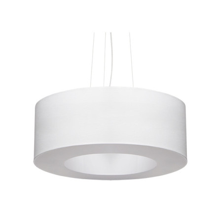 Lampe Suspendue avec abat-jour SATURNO 50cm 5xE27 - blanc