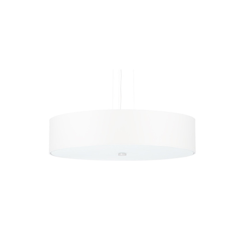 Lampe Suspendue avec abat-jou SKALA 5xE27 - blanc