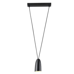 Lampe Suspendue design SISTEMA G9 - noir
