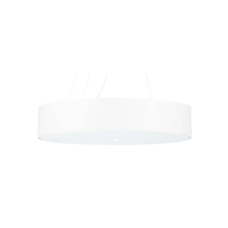 Lampe Suspendue avec abat-jour SKALA 60cm 5xE27 - blanc