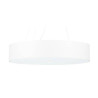 Lampe Suspendue avec abat-jour SKALA 60cm 5xE27 - blanc