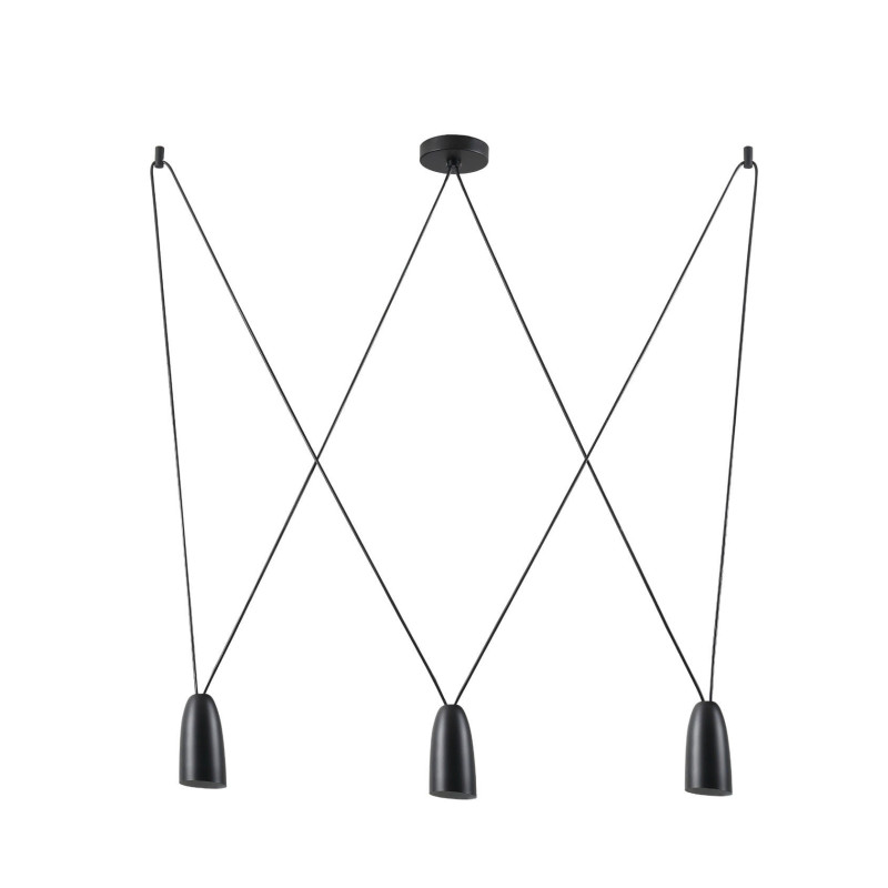 Suspension design SISTEMA 3xG9 - noir