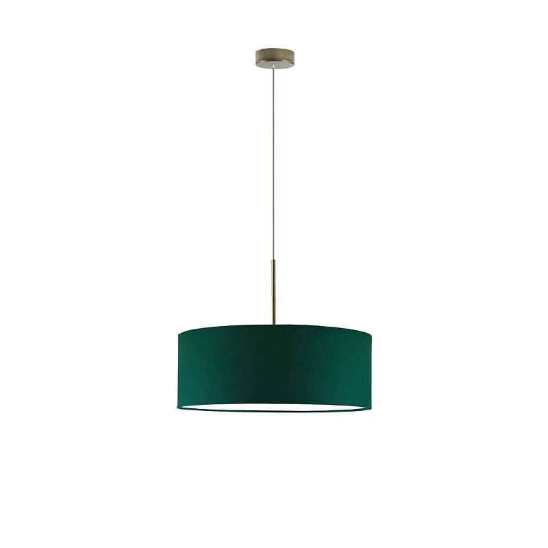 Lampe Suspendue avec abat-jou SINTRA Ø50 E27 - or / vert