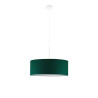 Lampe Suspendue avec abat-jou SINTRA Ø50 E27 - blanc / vert