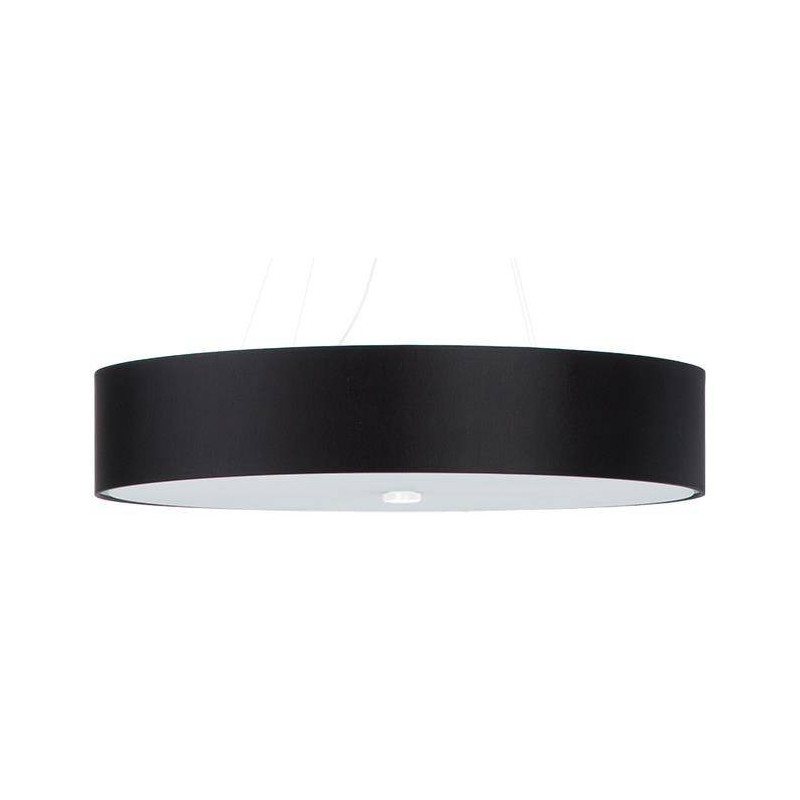 Lampe en suspension abat jour Design SKALA 80cm 6xE27 - noir