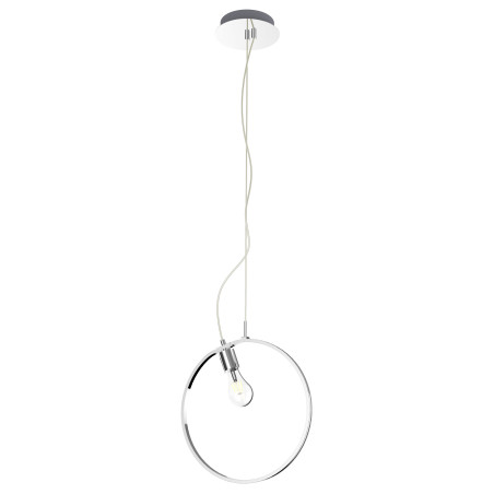 Lampe Suspendue design SKIROS E27 + LED 12W 4000K - chrome
