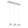 Lampe Design suspendue SETH 3 LED 12,6W 3000K - chrome