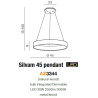 Luminaire Design suspendue SILVAM 45 LED 30W - bois exotique