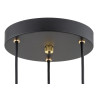 Luminaire Design suspendue SICILIA LED 13,5W 3000K - noir / laiton