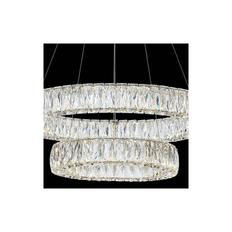 Lampe suspendue PERLA LED 60W - cristal