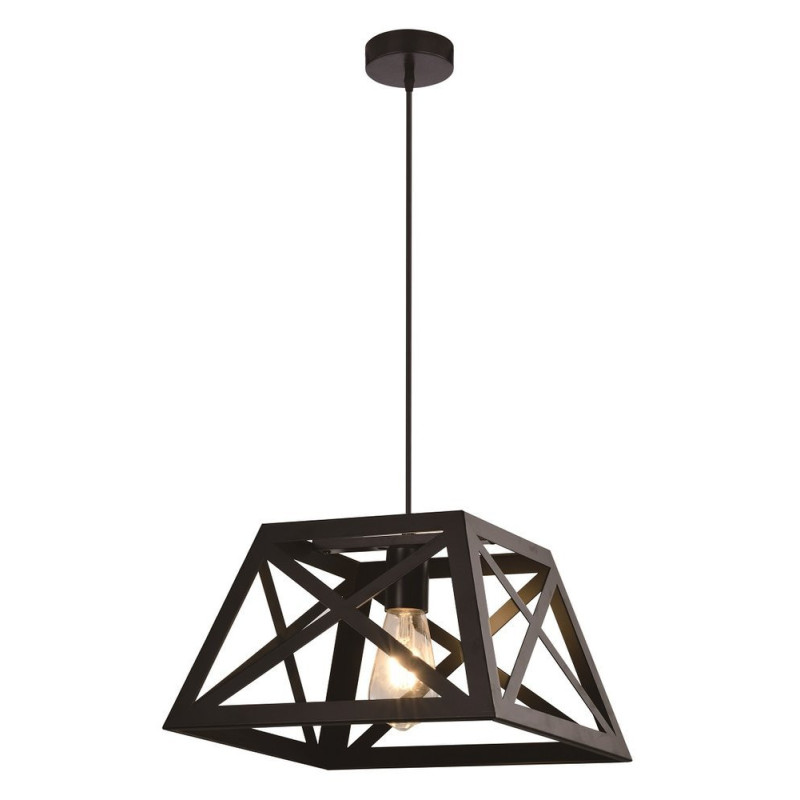 Luminaire Industriel Suspension ORIGAMI E27 - noir