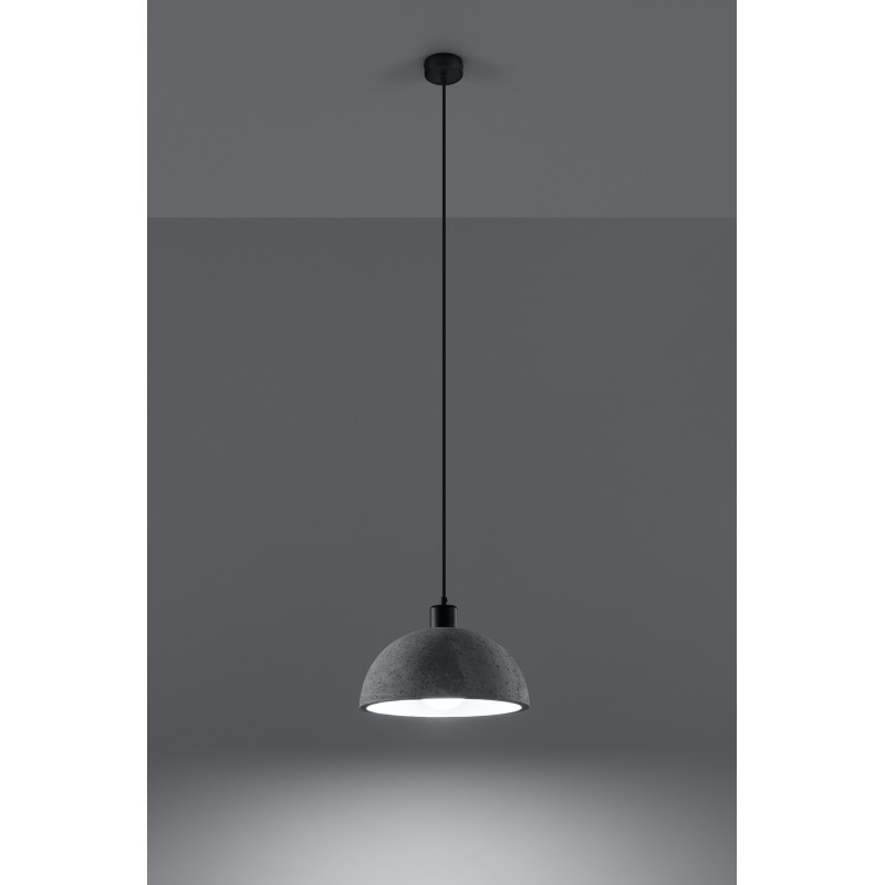 Suspension luminaire PABLITO E27 - gris