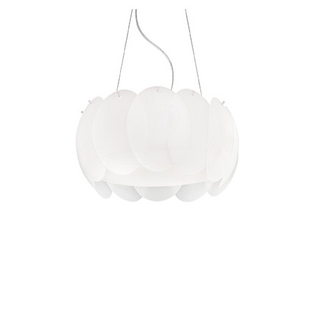 Lampe Suspendue avec abat-jou OVALINO SP5 E27 blanc