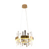 Lampe suspendue PRINCE LED 21W 3200K - or Cristal