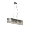 Lampe suspendue PRINCE 6xG9 transparent / chrome Cristal