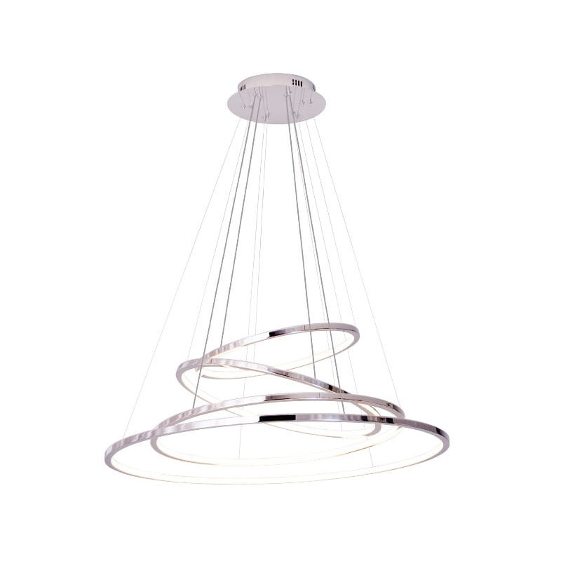 Lampe Design suspendue QUEEN LED 67W 3000K DIM - chrome