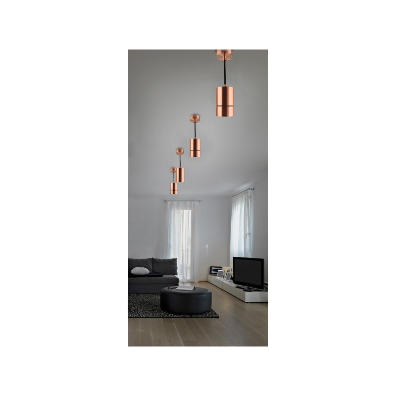 Suspension luminaire design RAFFAEL GU10 50W cuivre