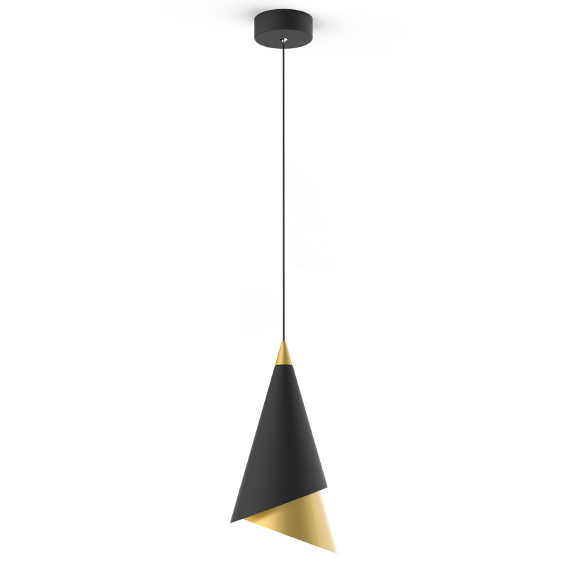 Luminaire Design suspendue RAALTO LED 13,5W 3000K - noir / or