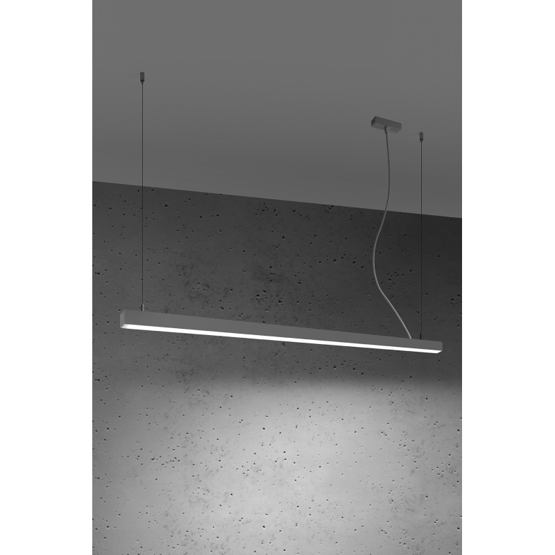 Luminaire Design suspendue PINNE LED 48W 4000K - aluminium