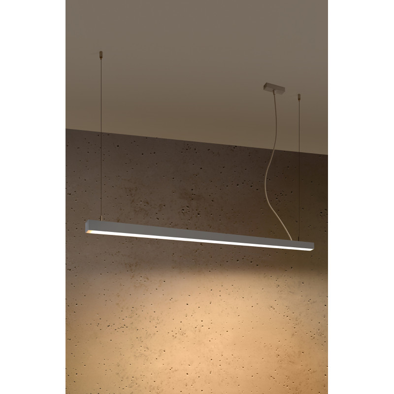 Luminaire Design suspendue PINNE LED 48W 3000K - aluminium