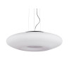 Lampe Suspendue avec abat-jour PIRES 50 E27 3x60W blanc, chrome