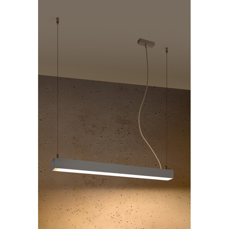 Luminaire Design suspendue PINNE LED 22W 3000K - aluminium