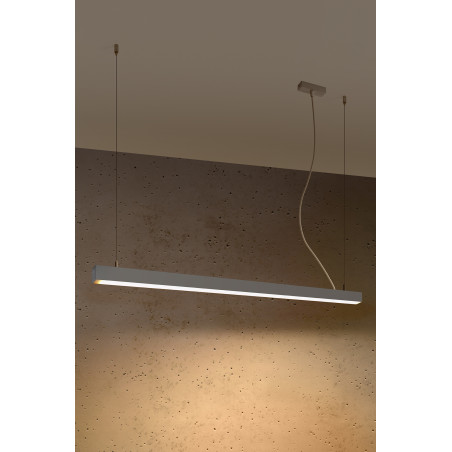 Luminaire Design suspendue PINNE LED 38W 3000K - aluminium
