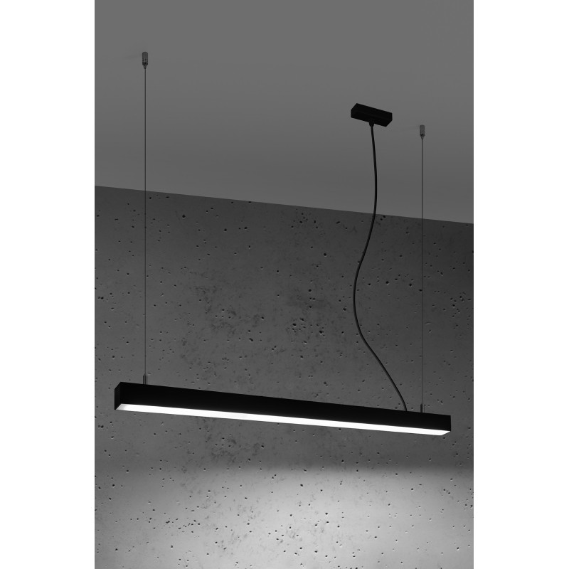 Luminaire Design suspendue PINNE LED 31W 4000K - noir