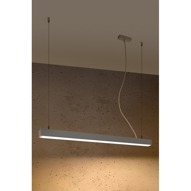 Lampe Design suspendue PINNE LED 31W 3000K - aluminium