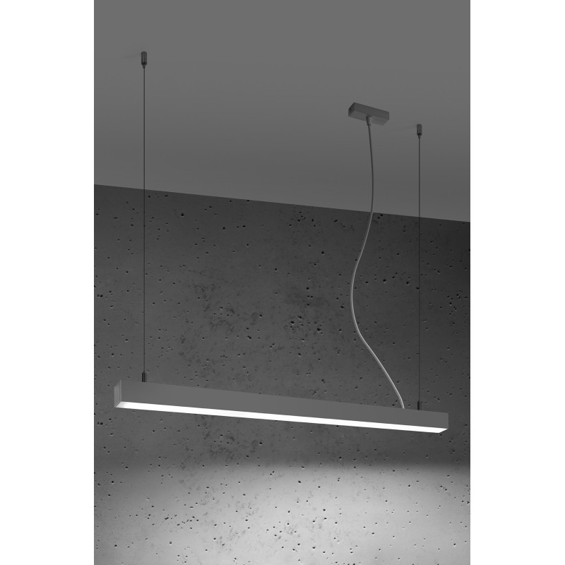 Lampe Design suspendue PINNE LED 31W 4000K - aluminium