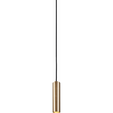 Suspension luminaire design EYE M GU10 - laiton / noir