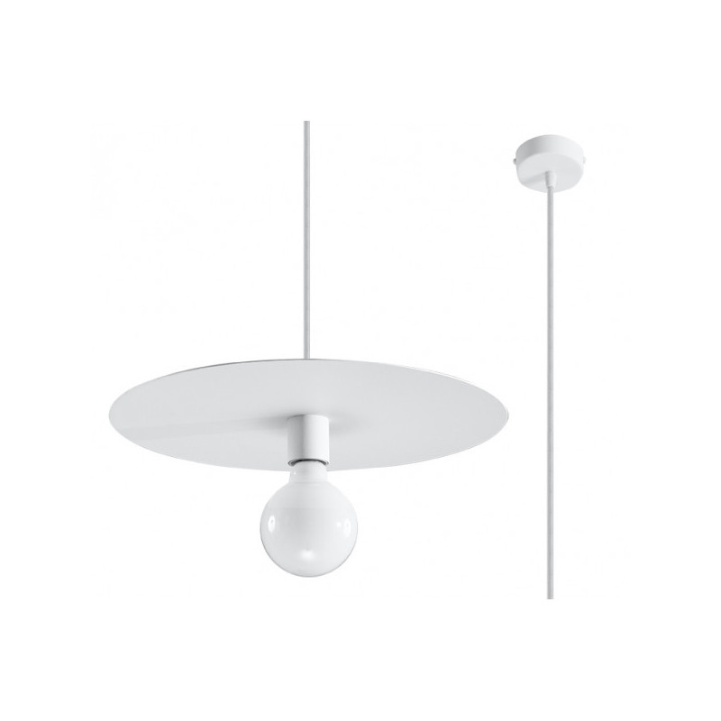 Suspension luminaire FLAVIO E27 - blanc