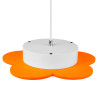 Lampe suspendue FIORE LED 19W - blanc / orange 