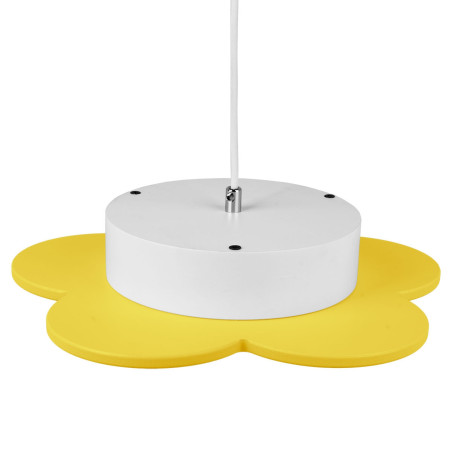 Lampe suspendue FIORE LED 19W - blanc / jaune 