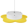 Lampe suspendue FIORE LED 19W - blanc / jaune 