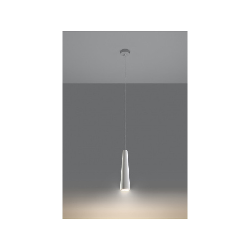 Lampe Suspendue design ELECTRA GU10 - blanc / céramique