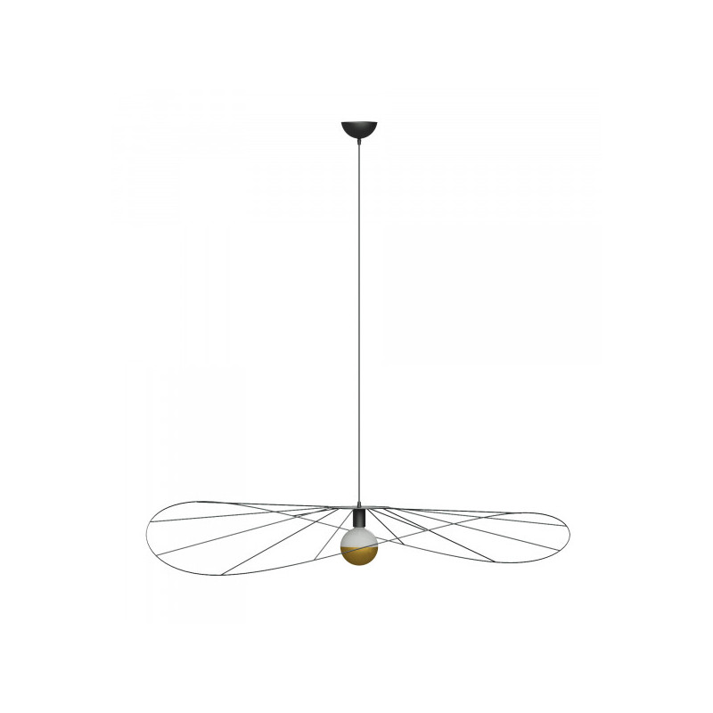 Suspension luminaire design ESKOLA 70 E27 - noir