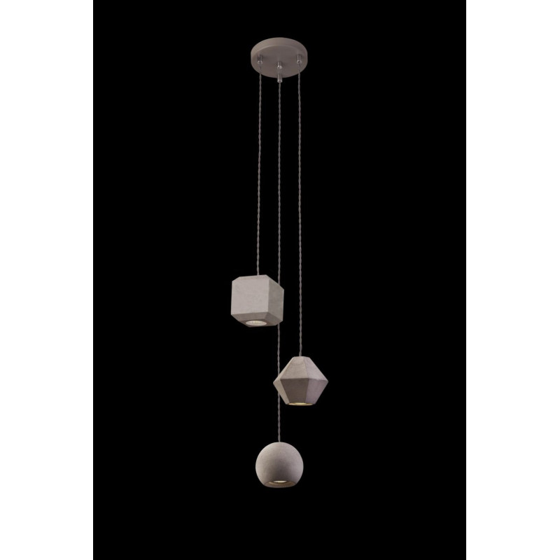 Luminaire Industriel Suspension GEOMETRIC III GU10 - béton