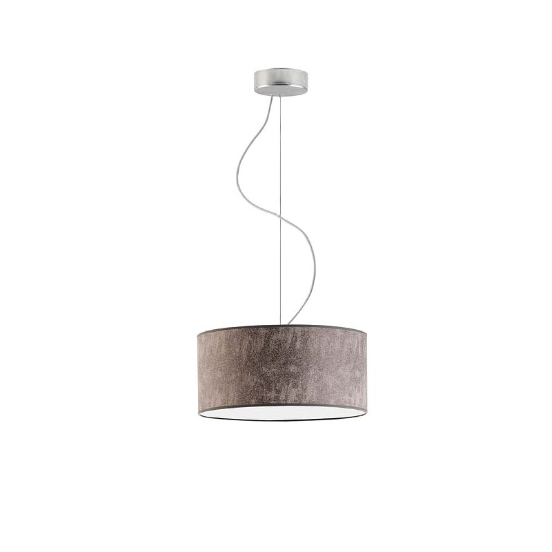 Lampe Suspendue avec abat-jou HAJFA Ø30 E27 - acier / gris