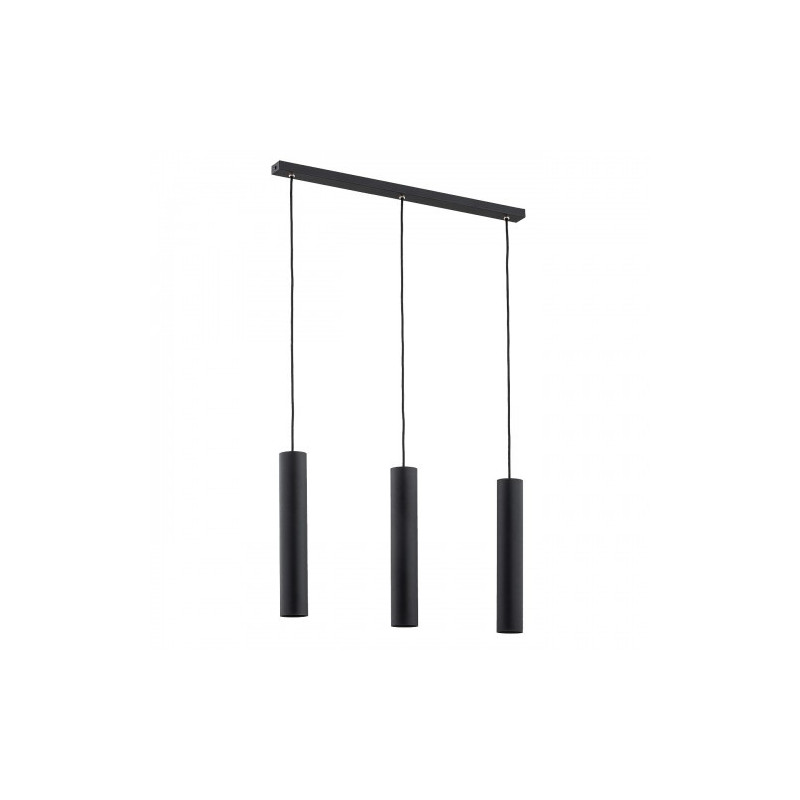 Lampe Suspendue design GOMERA PLUS 3xGU10 - noir