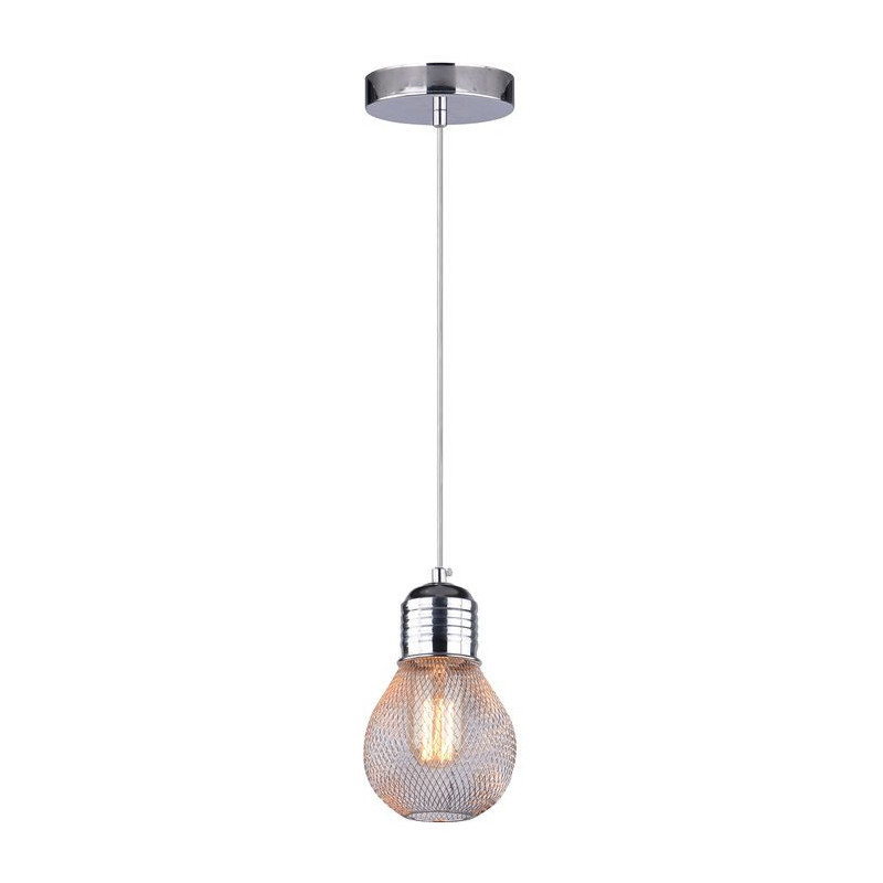 Suspension luminaire design GLIVA E27 - chrome