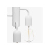 Lampe Suspendue industrielle FUNK Loft 3xE27 - blanc